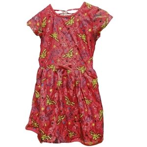 NWT Wonder Woman Lace Girls 7/8 Sz Dress